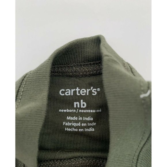 Newborn Carter's 2 Piece Pants and Shirt Animal Outdoor Theme Joggers - Picture 5 of 11